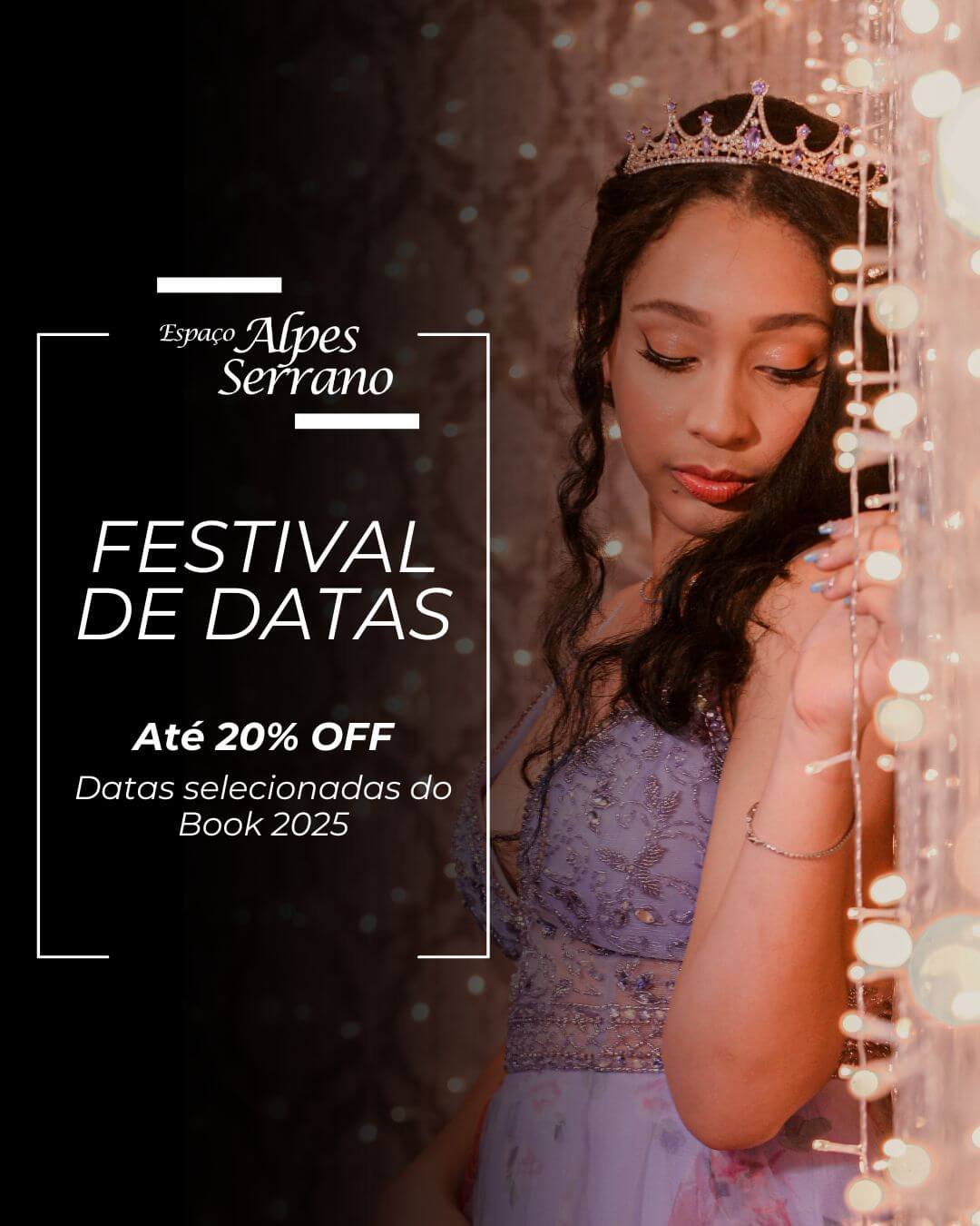 Festival de Datas Grupo Villa Festas - Até 20% OFF em datas selecionadas do book 2025.